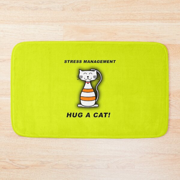 Item preview, STRESS MANAGEMENT - HUG A CAT! designed and sold by BWBConcepts.