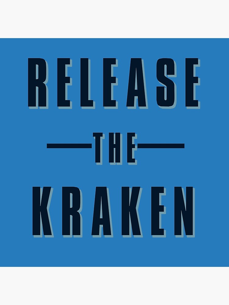 Disover Release the Kraken Premium Matte Vertical Poster