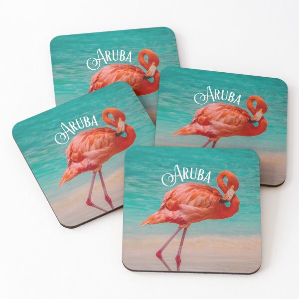 Item preview, Aruba Flamingo  designed and sold by Jasmine Geerman Zehl.
