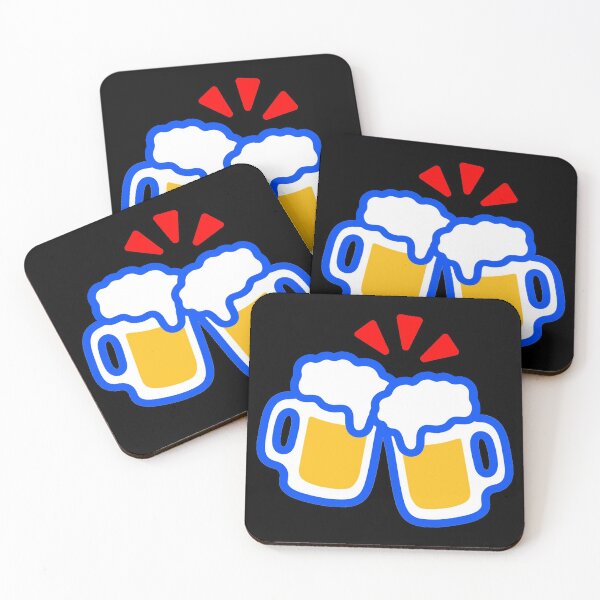 Item preview, beer glasses emoji designed and sold by LokmaneBrahimi.