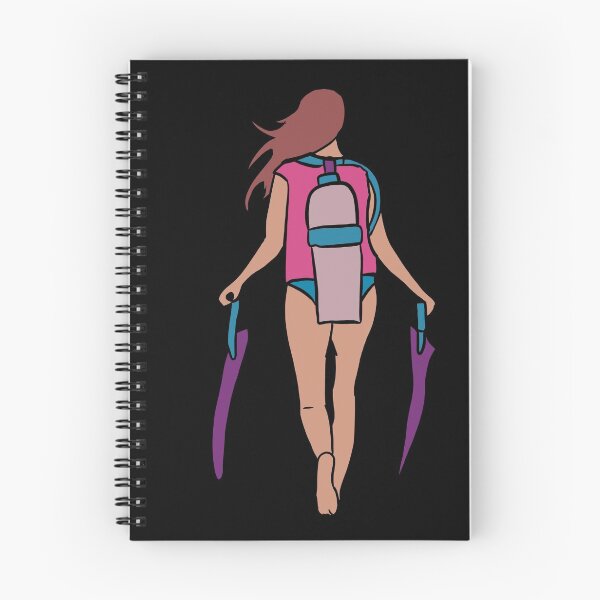 Item preview, Scuba Diving Girl designed and sold by TheSaltSirens.