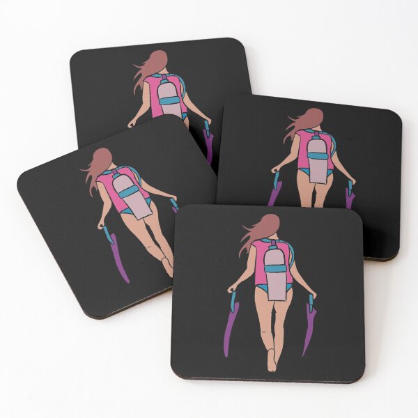 Item preview, Scuba Diving Girl designed and sold by TheSaltSirens.