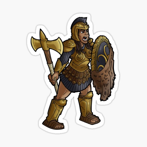 Amazon Warrior Sticker