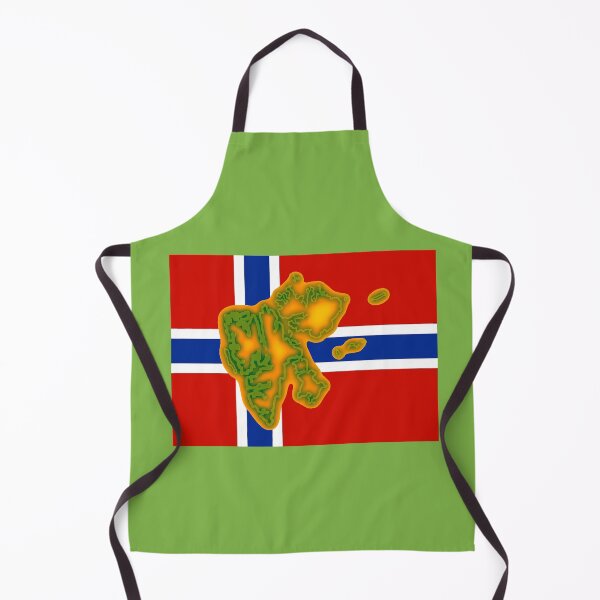 Item preview, Flag of Norway with Map of Svalbard designed and sold by Havocgirl.