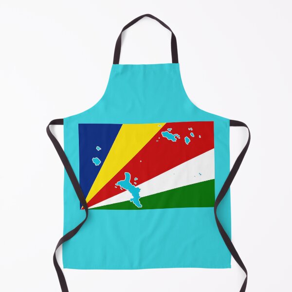 Item preview, Seychelles Flag with Map of the Seychelles Islands designed and sold by Havocgirl.