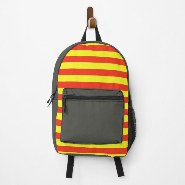Item preview, red and yellow stripes designed and sold by ZiphGames.