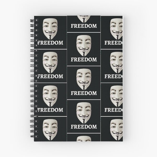 Item preview, ANONYMOUS AND FREEDOM TEXT designed and sold by zPremium.