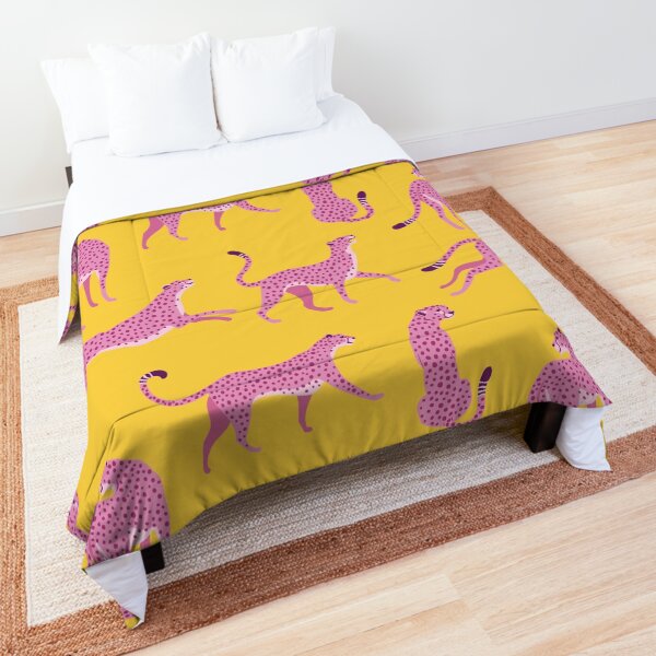 Pink Leopard Pattern Comforter