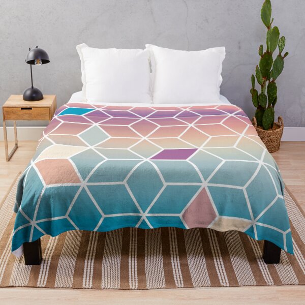 Item preview, Hexagon colour sunset designed and sold by Rogue-Bear-Art.