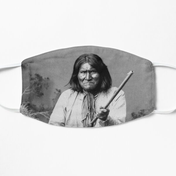Geronimo Kneeling With Rifle - 1886 Flat Mask
