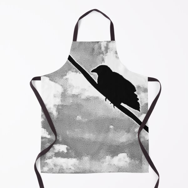 Crow On A Wire Apron