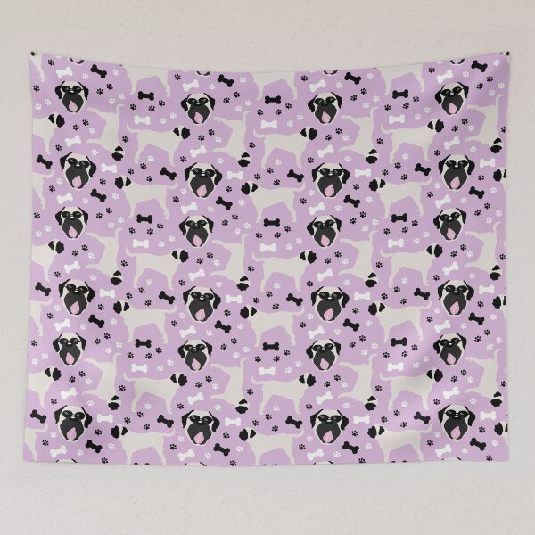 Item preview, Old English Mastiff Pattern Large Bullmastiff Dog Breed in Purple designed and sold by Art by Jess.