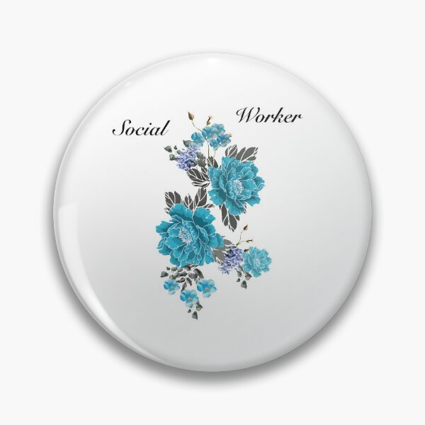 Item preview, Floral Social Worker Design  designed and sold by darkrose23.
