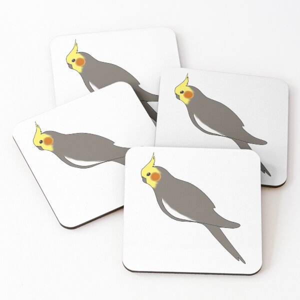 Item preview, cinnamon cockatiel parrot designed and sold by KikasArt.