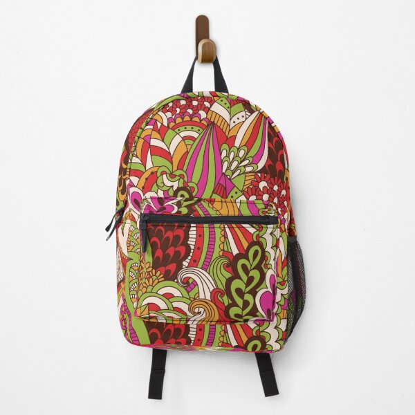 Item preview, Colorful Retro Groovy Vintage Floral Design designed and sold by digitalvintage.