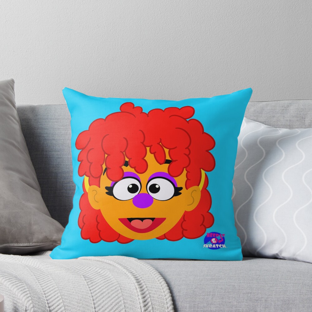 Item preview, Throw Pillow designed and sold by NeedlznSkratch.