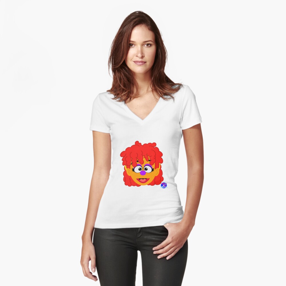 Item preview, Fitted V-Neck T-Shirt designed and sold by NeedlznSkratch.