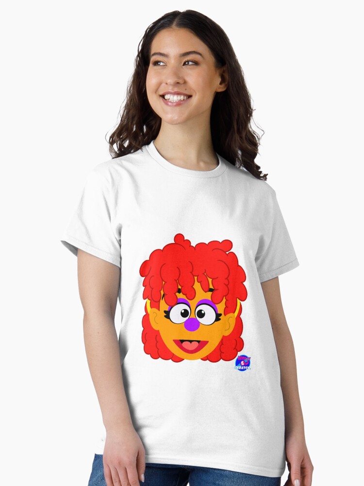 Thumbnail 2 of 7, Classic T-Shirt, Needlz smiling face designed and sold by NeedlznSkratch.