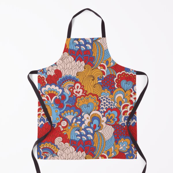 Item preview, Colorful Retro Groovy Vintage Floral Design designed and sold by digitalvintage.