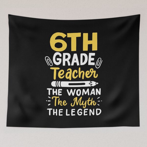 Item preview, 6th Grade Teacher The Woman Myth Legend Gift designed and sold by haselshirt.