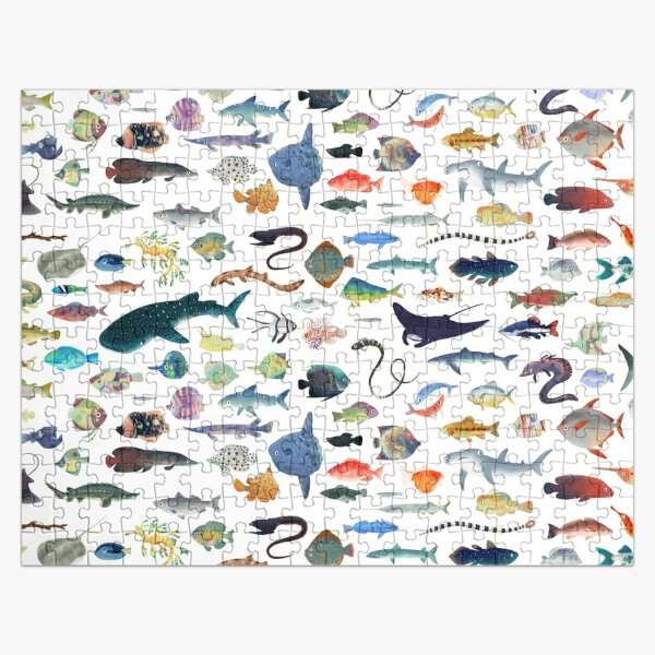 Fish Fabric by The Yard Ocean Life Upholstery Fabric for Chairs Hand Drawn  Cartoon Fish Decorative Fabric Fishing and Hunting Outdoor Fabric Sea