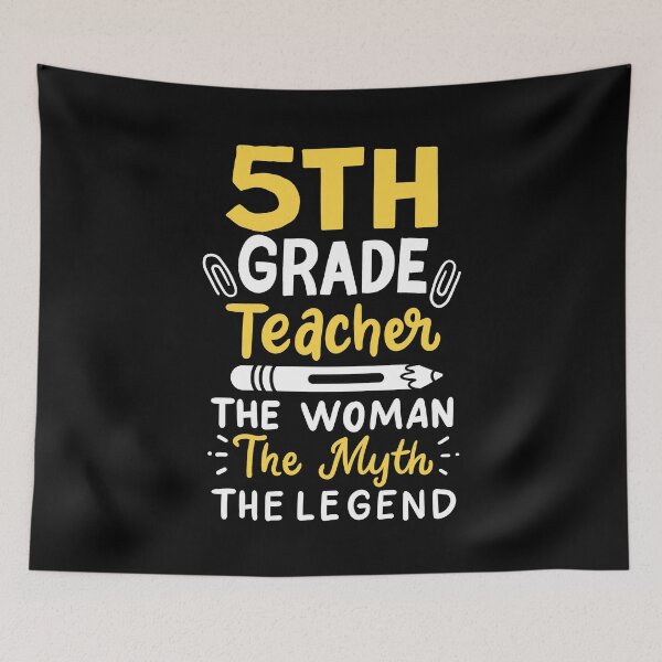 Item preview, 5th Grade Teacher The Woman Myth Legend Gift designed and sold by haselshirt.