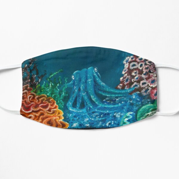 Master in disguise, cuttlefish painting Mask