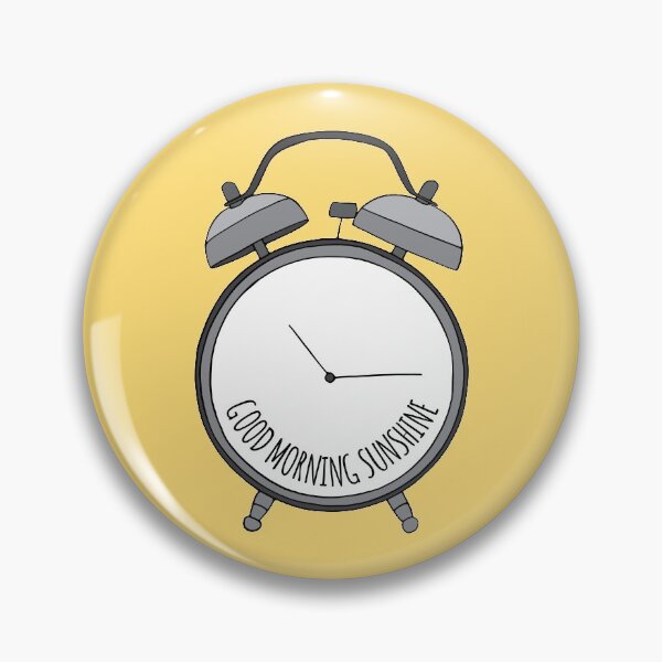 Item preview, Good Morning Sunshine Vintage Alarm Clock designed and sold by murialbezanson.