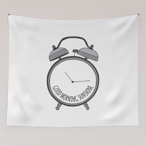 Item preview, Good Morning Sunshine Vintage Alarm Clock designed and sold by murialbezanson.