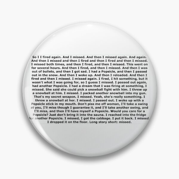 Item preview, And then I fired, and then I missed designed and sold by Samantha Le Quesne.