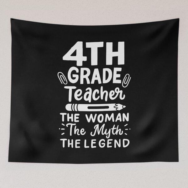 Item preview, 4th Grade Teacher The Woman Myth Legend Gift designed and sold by haselshirt.
