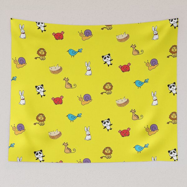 Item preview, Cute animals collection doodle designed and sold by StarlightTales.