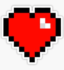 8-Bit Heart Sticker