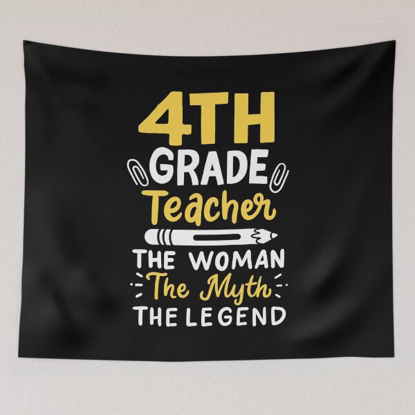 Item preview, 4th Grade Teacher The Woman Myth Legend Gift designed and sold by haselshirt.
