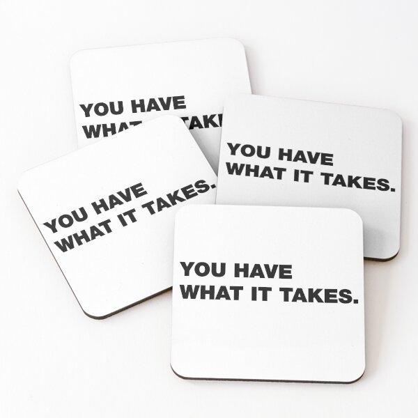 Item preview, YOU HAVE WHAT IT TAKES sticker designed and sold by UNNETart.