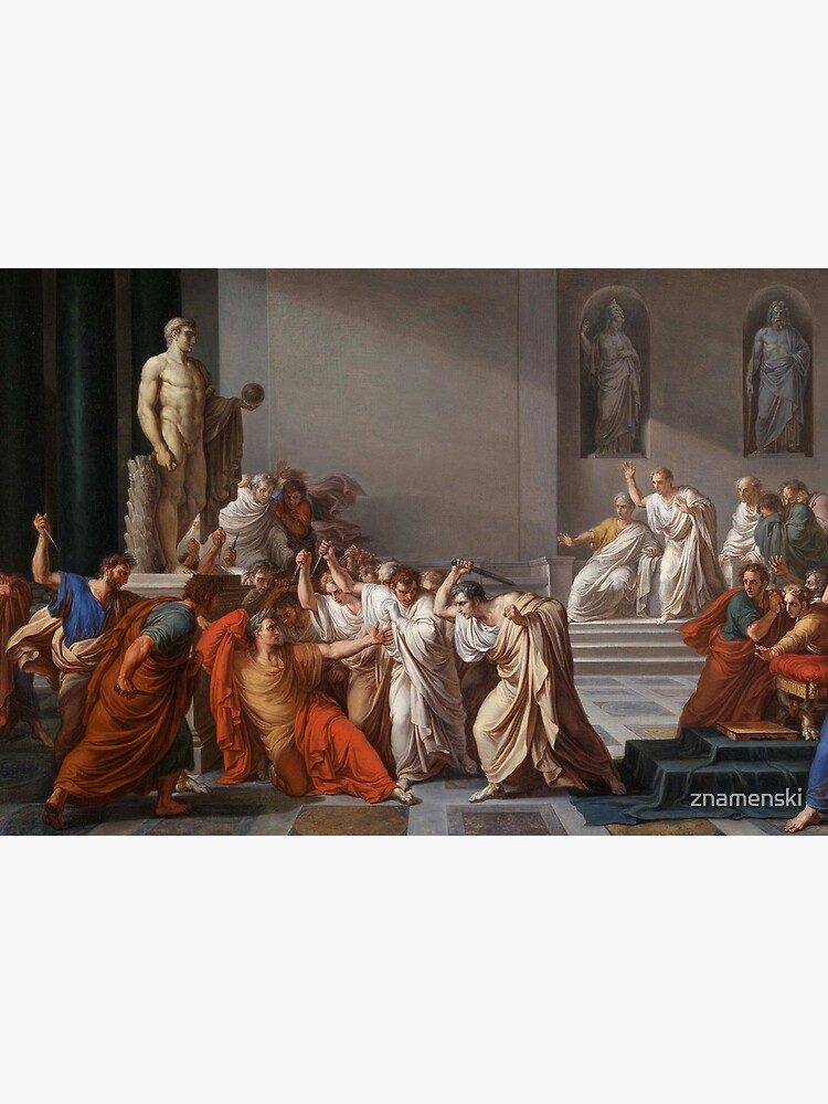Et tu, Brute? Even you, Brutus? Death of Caesar by Vincenzo Camuccini #DeathofCaesar #Death #Caesar #VincenzoCamuccini #EtTuBrute #EvenYouBrutus by znamenski