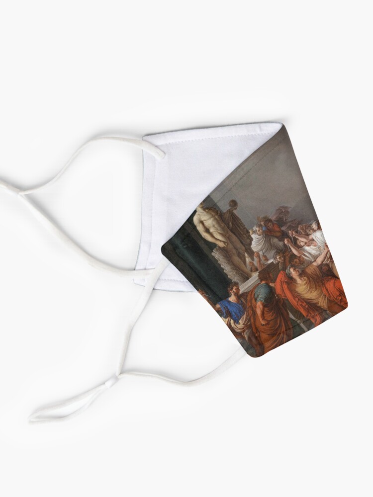 Alternate view of Et tu, Brute? Even you, Brutus? Death of Caesar by Vincenzo Camuccini #DeathofCaesar #Death #Caesar #VincenzoCamuccini #EtTuBrute #EvenYouBrutus Mask