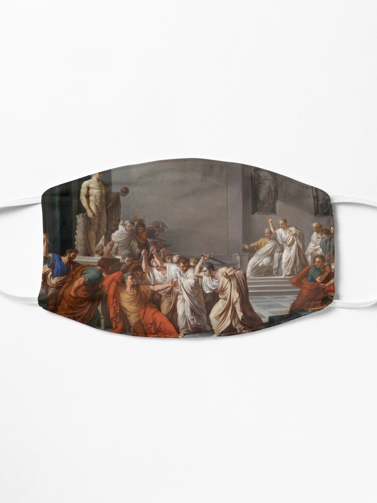 Alternate view of Et tu, Brute? Even you, Brutus? Death of Caesar by Vincenzo Camuccini #DeathofCaesar #Death #Caesar #VincenzoCamuccini  #EtTuBrute #EvenYouBrutus Mask