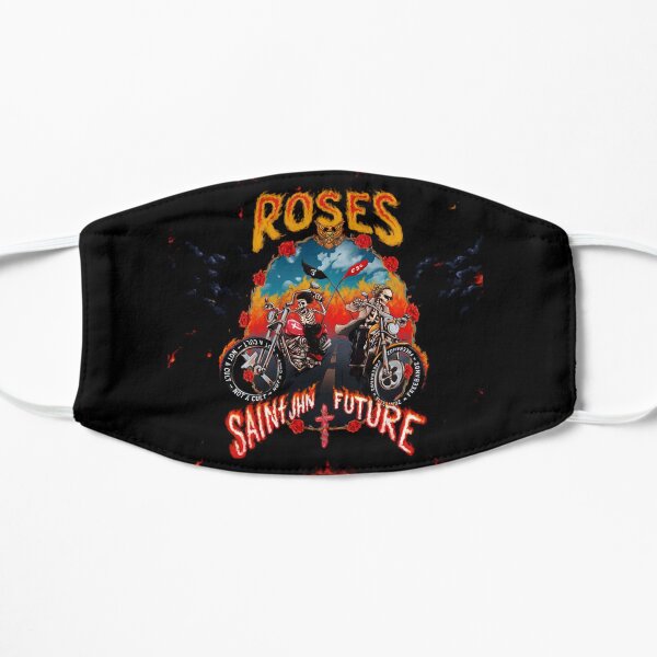 roses saint jhn Flat Mask