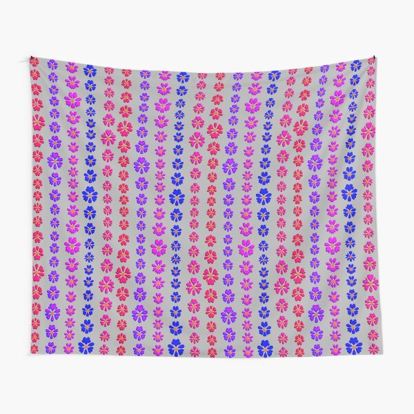 Pansies on Parade -Grey Tapestry