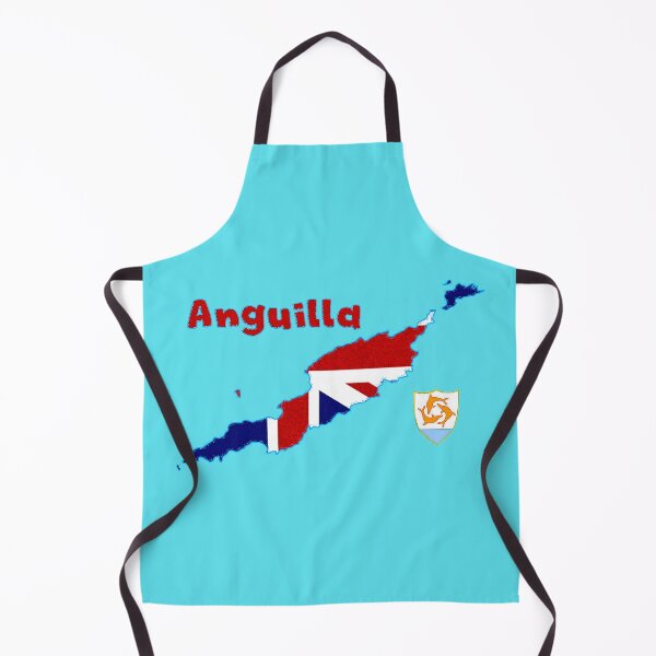 Item preview, Anguilla Map with Flag of Anguilla designed and sold by Havocgirl.