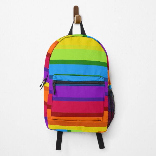 Item preview, Colorful Bright Horizontal Rainbow Stripes designed and sold by wordznart.