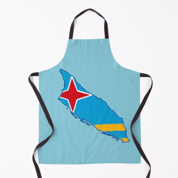 Item preview, Aruba Map with Aruban Flag designed and sold by Havocgirl.