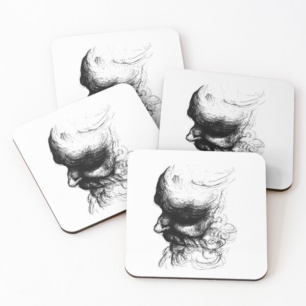 Item preview, Bearded face designed and sold by lapetiteart.
