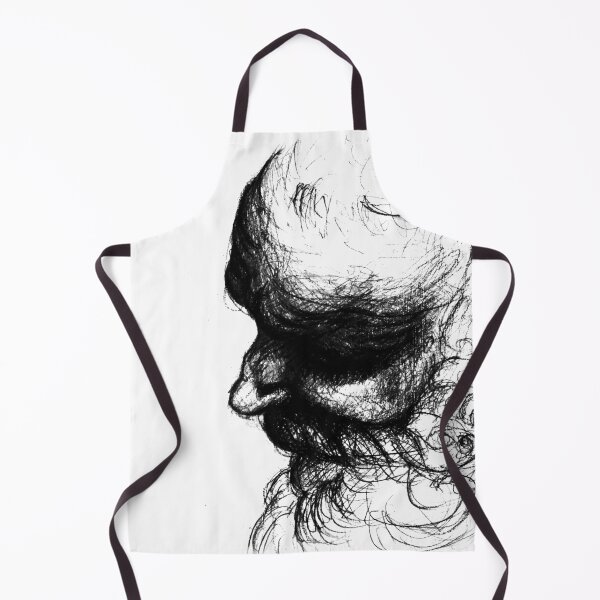 Item preview, Bearded face designed and sold by lapetiteart.