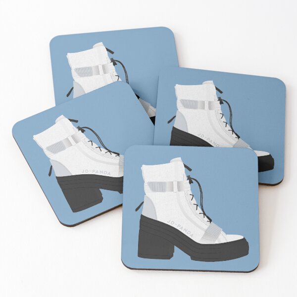 Item preview, JD-PANDA Platform Heeled Boot Technical Sketch designed and sold by JD-PANDA.