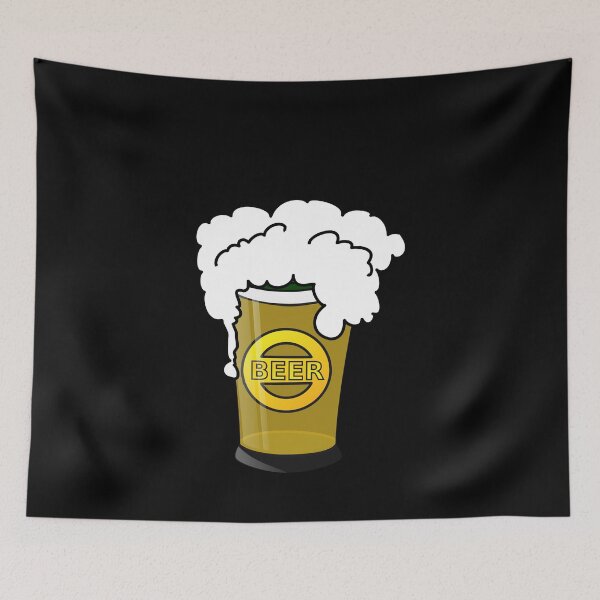 Item preview, cartoon beer glass designed and sold by LokmaneBrahimi.