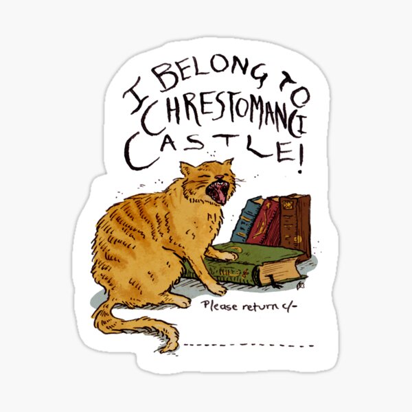 I belong to Chrestomanci Castle! Sticker