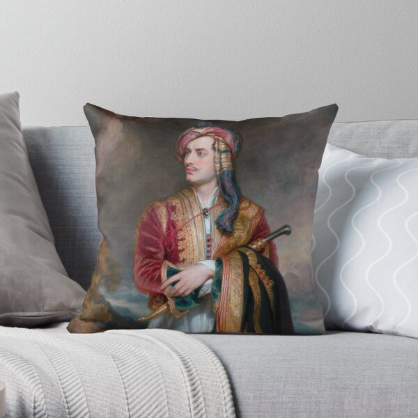 Lord Byron in albanischer Tracht - 1813 Dekokissen