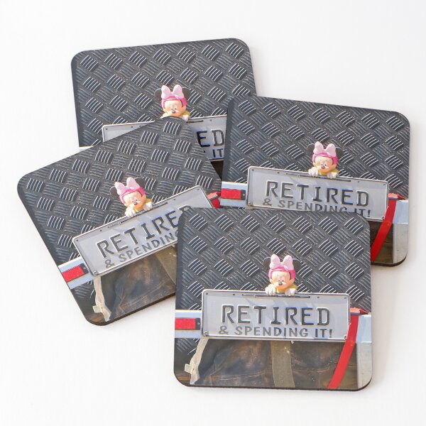 Item preview, Retired & spending it! Number plate, Australia designed and sold by FranWest.